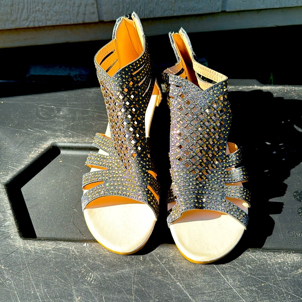 Shimmery sandals